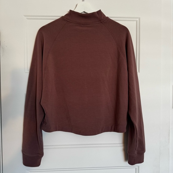 lululemon athletica Up High Pullover Sweatshirt - Mock Neck - Spanish Oak - Picture 10 of 14